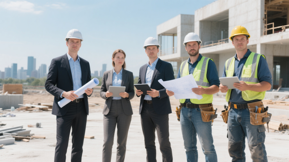 construction team meeting